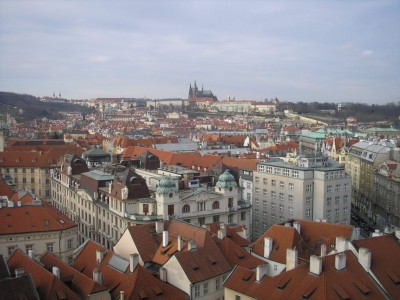 Общий вид Праги:)