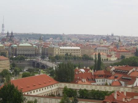 Вид на Прагу
