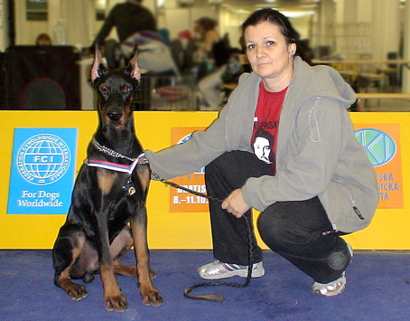 ну и конечно мой красавец!;)<br />Джери и я после ринга.