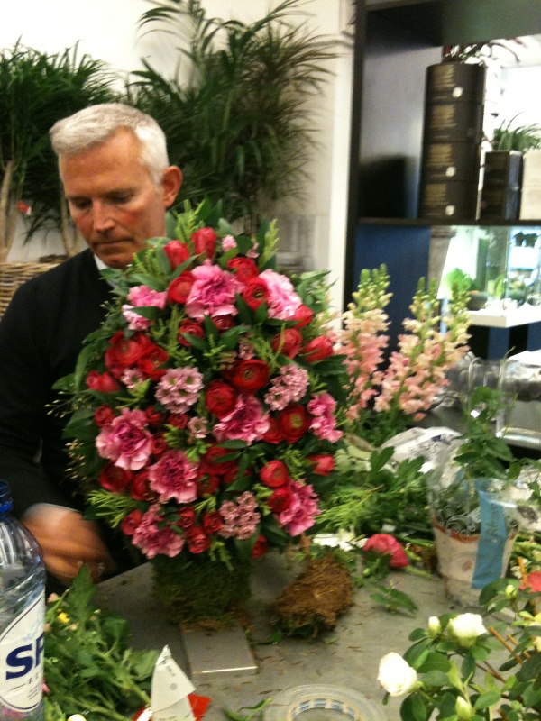 Мой шеф над очередным творением